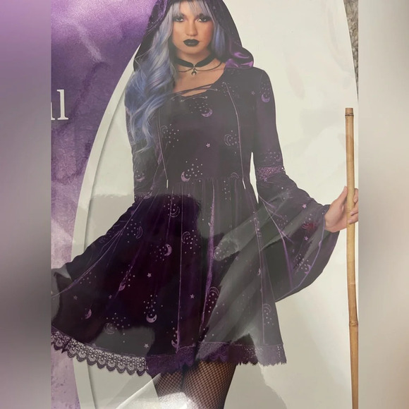 Celestial Hooded Dress - Picture 2 of 3